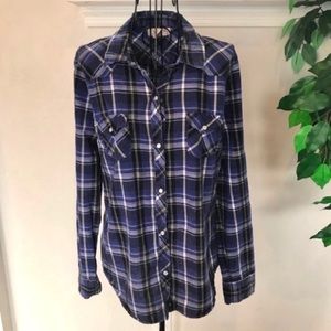 OP Pearl Snap Down Western Style Shirt Size 11-13
